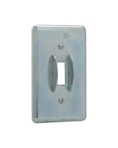 Placa aluminio para apagador tecla Eaton Crouse Hinds