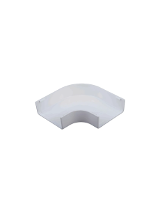 Angulo plano para canaleta  20x12 color blanco