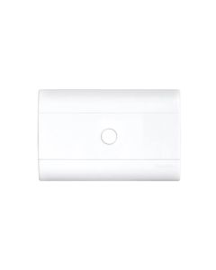 Placa ciega blanco de resina con chasis