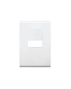 Placa Blanca Restyle 1 Módulo Moderno