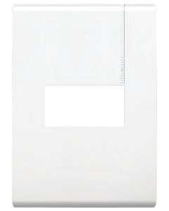 Placa 1 Módulo Resina Blanco Modular