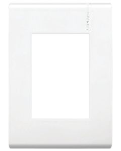 Placa 3 Módulos Blanca Resina E5N3PTL