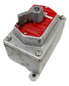 204045 Estacion de Control de Paso con palanca  de 2 polos 20/30Amps Fabricado en Aluminio Libre