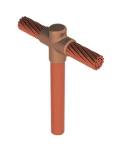 Conector Tierra Erico 1/0AWG 5/8 Varilla