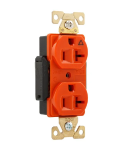 AHIG5362RN  Recp Duplex IG 20A 125V 2P3W Str B&S OR