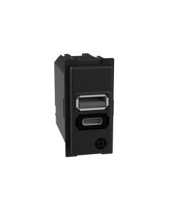 Cargador Living Now USB tipo A-C 1 módulo 100-240V 50-60Hz