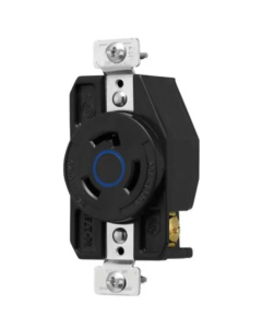 AHCL620R Receptáculo Sencillo HartLock 2P3H20A 250V Industrial Negro