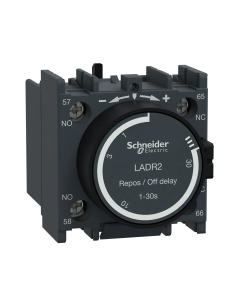 Temporizador Schneider TeSys 0.1-30 seg Frontal