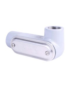 Condulet EATON LR Aluminio Derivación T Gris
