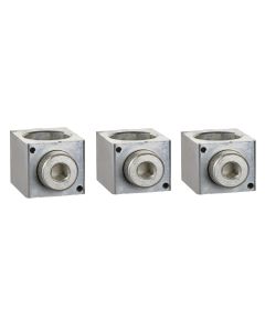 3 ZAPATAS ALUMINIO 1 CABLE HASTA 300MM2 300A-400A SCH