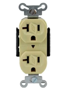 M5350M RECEPTACULO DUPLEX  MARFIL 20A/125V