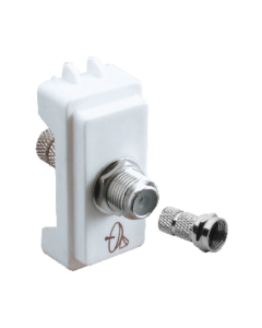 Toma TV coaxial blanco Marisio Schneider Electric