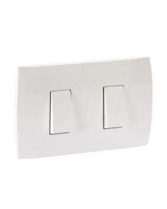 Placa Mistic Schneider 1 Interruptor 1 Conmutador