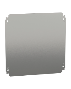 Platina Metálica Schneider Electric 400x400 mm