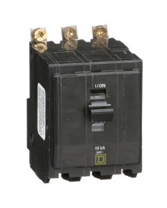 INTERRUPTOR TERMOMAGNETICO QOB 3P 10A TE