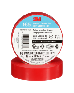 Cinta Aislante Temflex 165 Roja 3m 19mm