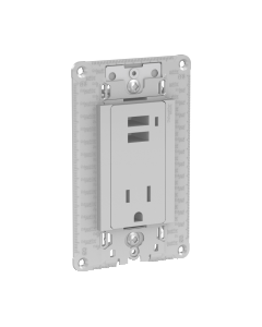 COMBO 2 USB 5V 0.7 A + TOMA 15A 250V C/SOP ALUM ORION