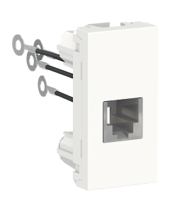 TOMA RJ11 (4 HILOS) 1M BLANCO ORION