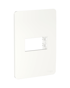PLACA 1 MODULO+SOPORTE BLANCO ORION                                             