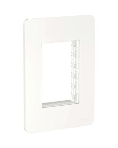 Placa 3 módulos con soporte blanco Orion