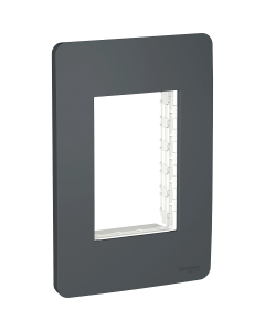 Placa 3 módulos soporte Schneider Stellar