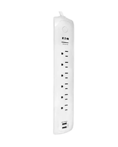 Barra Multicontactos EATON 6 Salidas Blanca