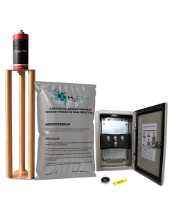 Kit de tierra incluye electrodo de cobre acoplador de admitancias y saco de h2ohm