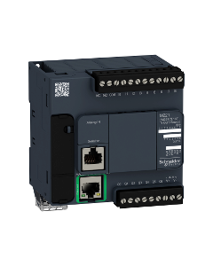 Us-controller m221-16io tr.sou rce ethernet compact