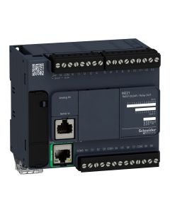 Controlador M221 24 entradas salidas relé Schneider