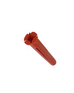 Taquete plástico Thorsman rojo 1/4 pulgada