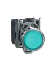 Pulsador iluminado verde Schneider Electric 22 mm