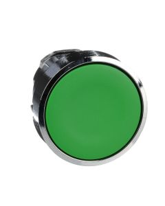 Cabeza Pulsador Rasante Verde Harmony Schneider Electric