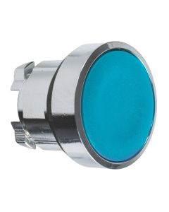 Cabeza pulsador rasante azul Harmony Schneider Electric