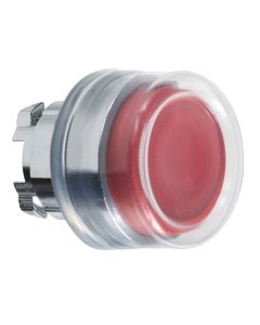 Botón pulsador con capuchón rojo Schneider Electric