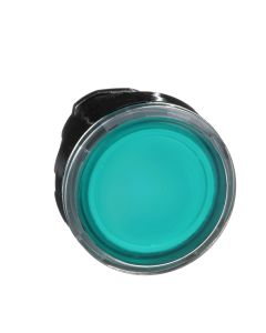 Cabeza pulsador iluminado verde Harmony Schneider Electric